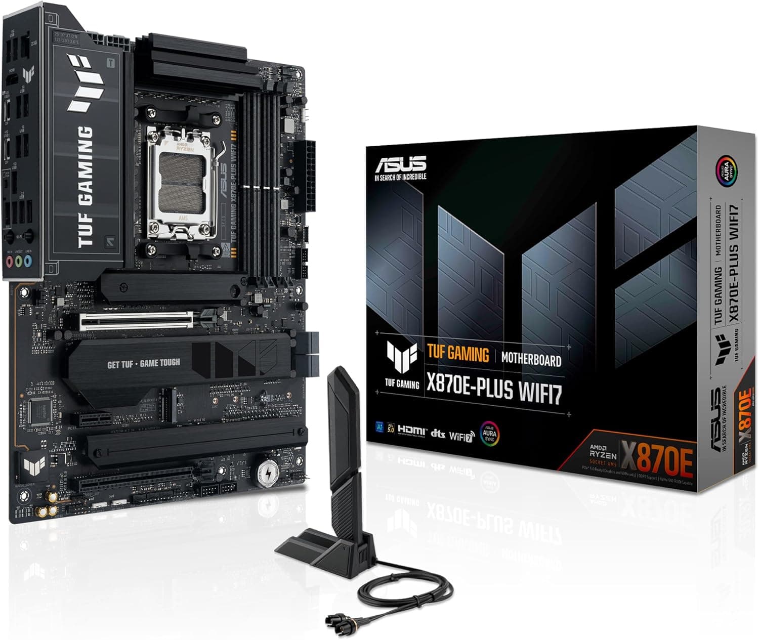 ASUS TUF Gaming X870E-PLUS WIFI7 AMD X870E Socket AM5 ATX (MB ASUS TUF Gaming X870E-PLUS WIFI7)